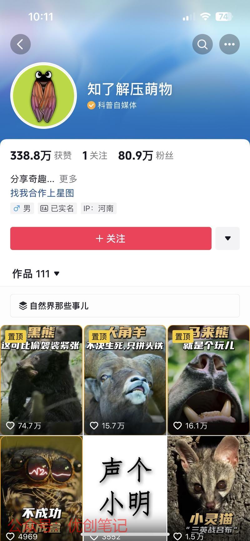 今天看到一个动物解说觉得…#情报-搞钱线报📢论坛-网创交流-优创圈